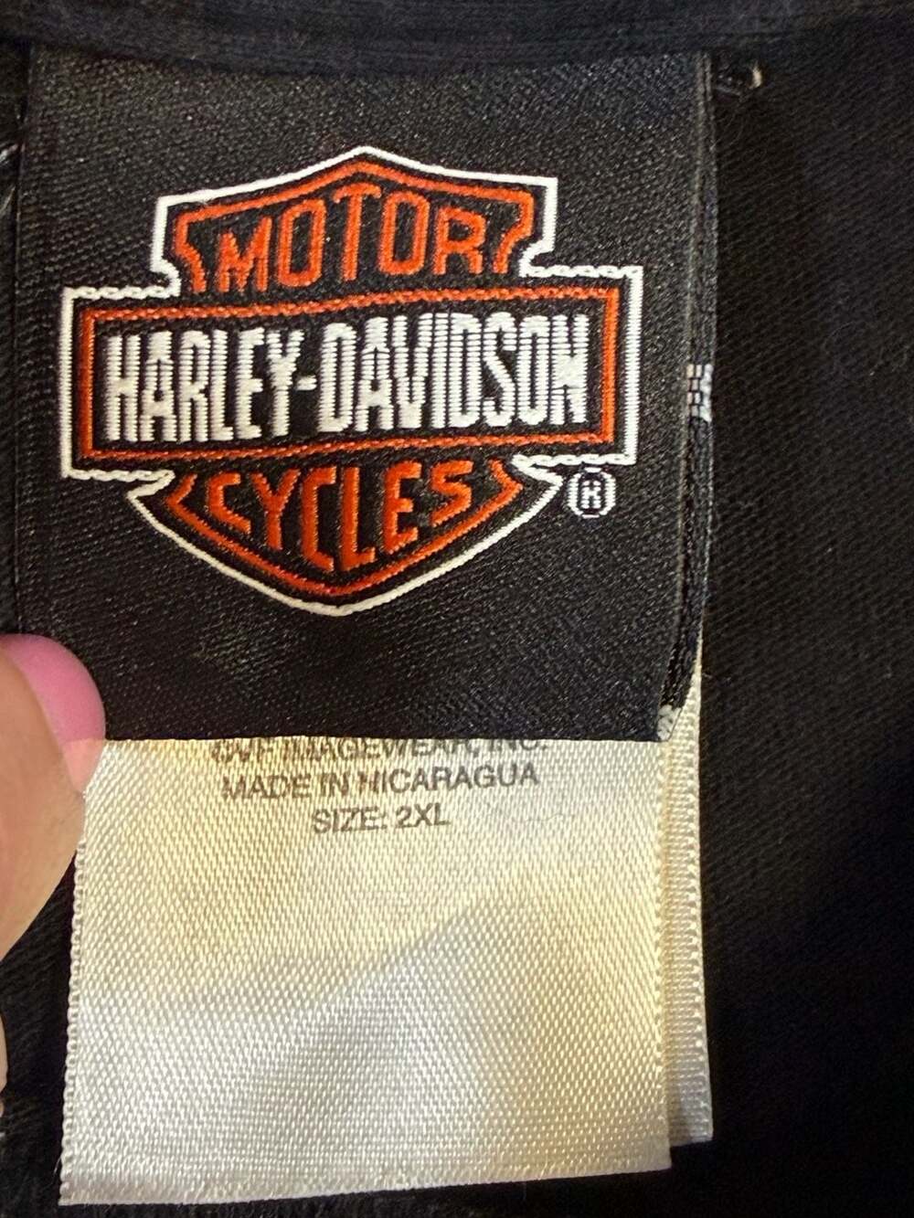 Harley Davidson Orlando Florida T Shirt 2XL Pocket Gator Swamp Biker - Picture 7 of 11